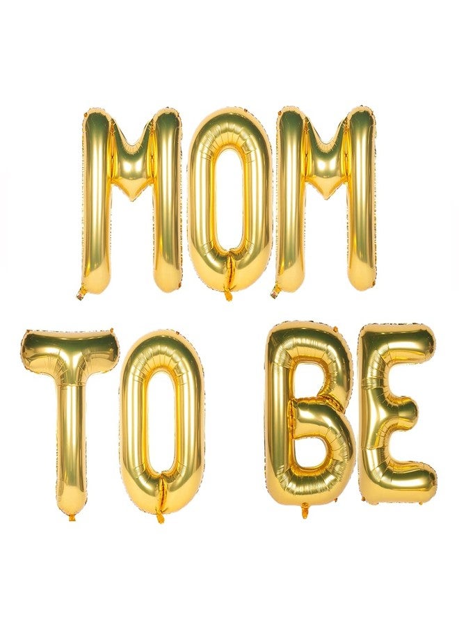 Atpata Funky Baby Shower Title Phrase Text Foil Balloons for Baby Announcement/Baby Shower Party Decoration (Mom to Be) - Image 1